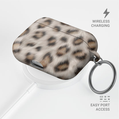 Slim protective AirPods case with non-fade animal print