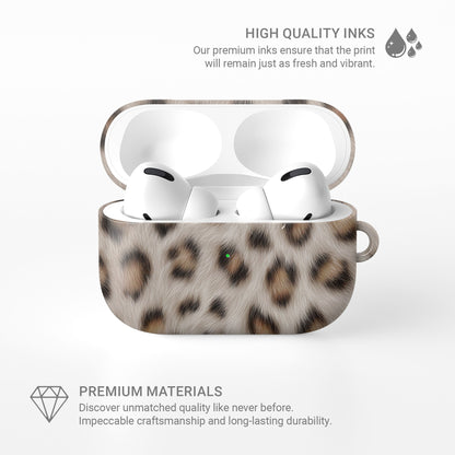 Slim protective AirPods case with non-fade animal print
