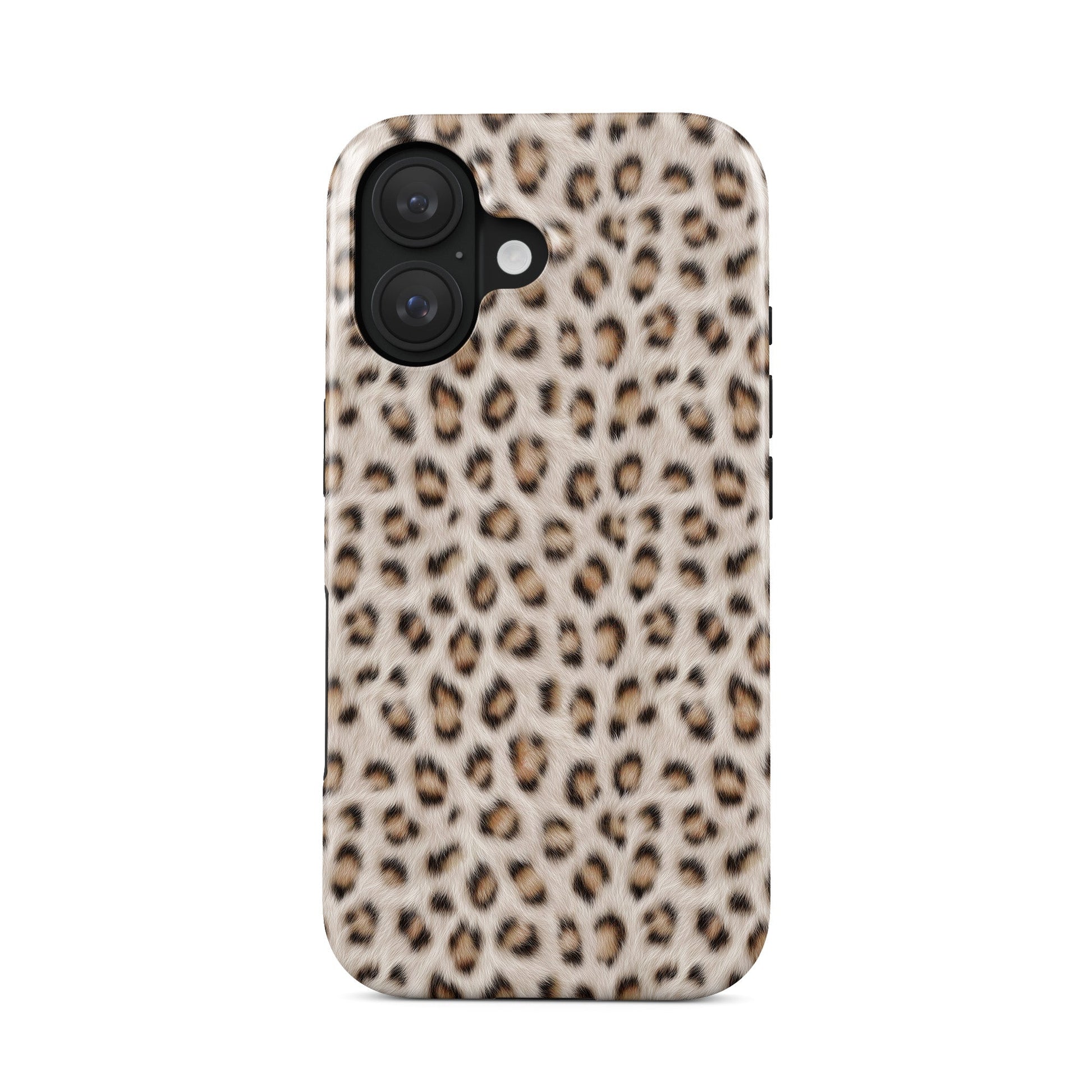 leopard print MagSafe Tough Phone Case with glossy finish