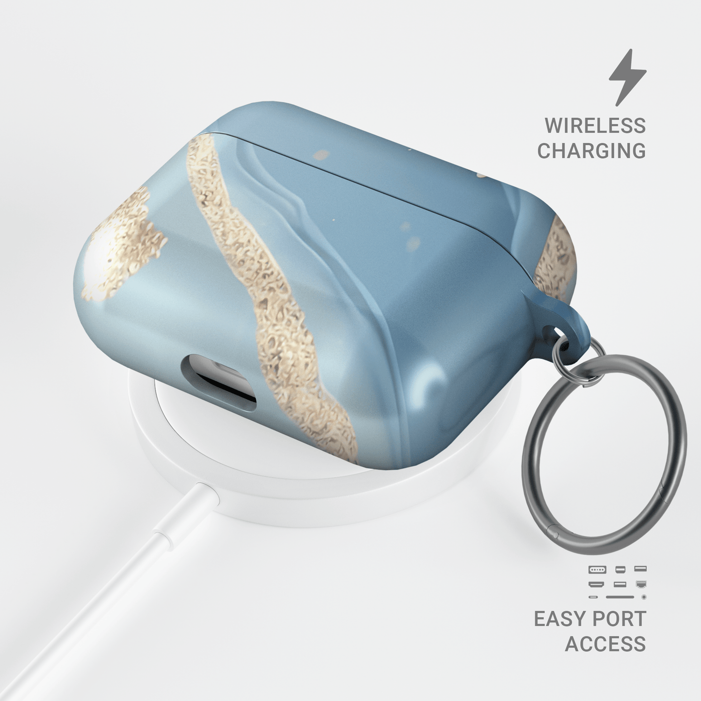 Starlit Shores | Apple AirPods Tough Case - Case & Charm
