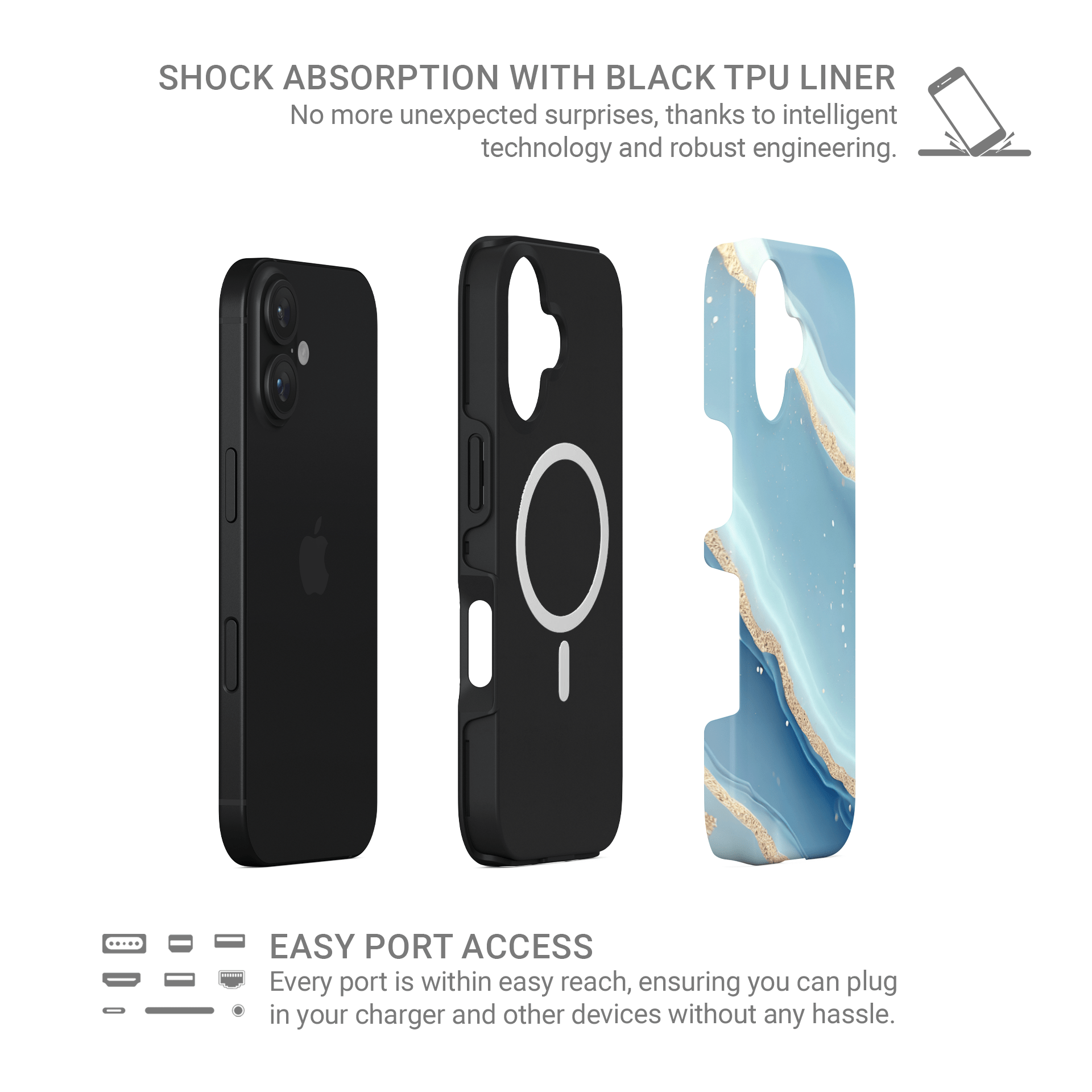 Starlit Shores | MagSafe Tough Phone Case - Case & Charm