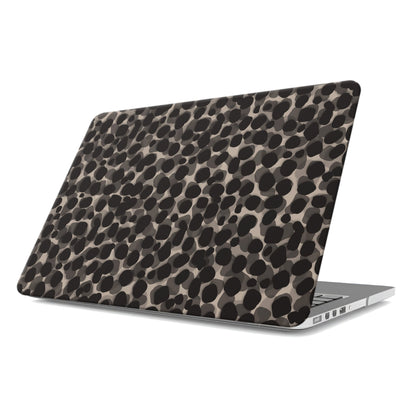Stone Ash MacBook Case in matte grey marble design – slim protective laptop cover from Case & Charm.