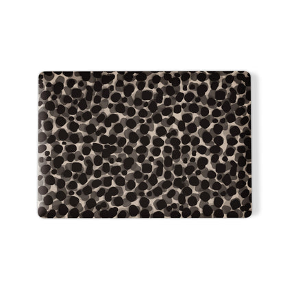 Stone Ash MacBook Case in matte grey marble design – slim protective laptop cover from Case & Charm.