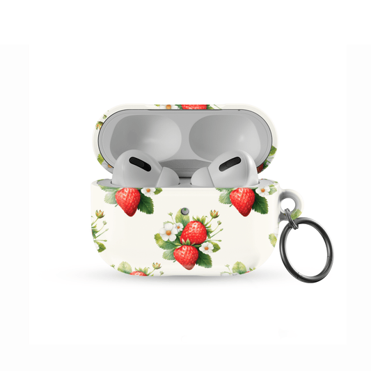 Strawberry Bliss | Protective Apple AirPods Tough Case - Case & Charm