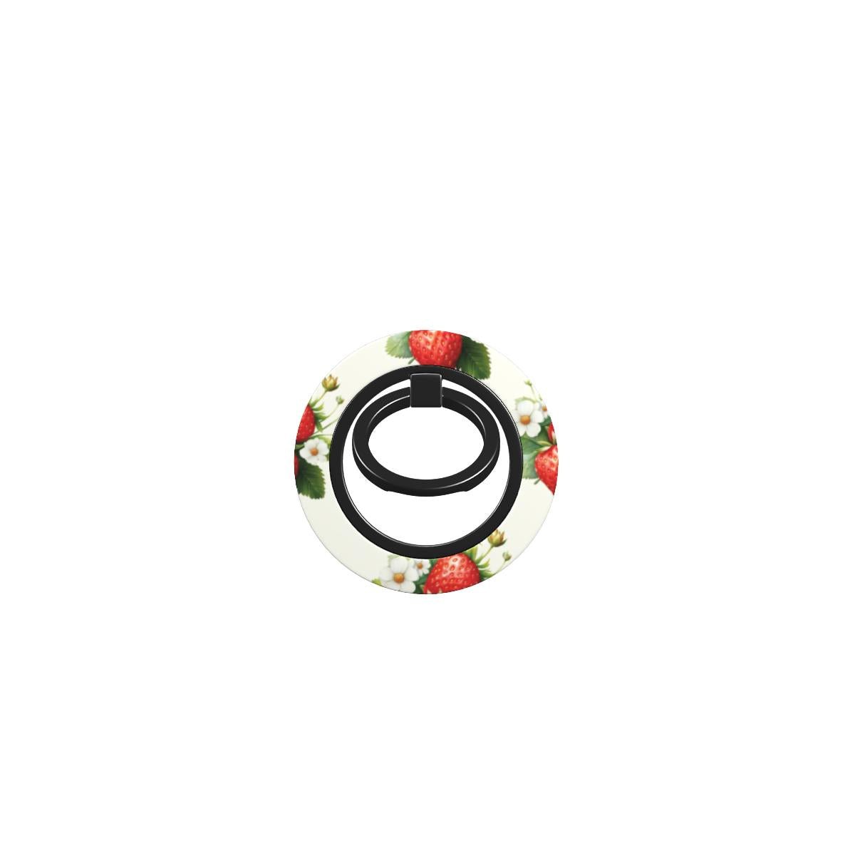 Strawberry Bliss | Magnetic Ring Holder - Case & Charm