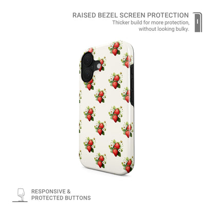 Strawberry Bliss | MagSafe Tough Phone Case - Case & Charm