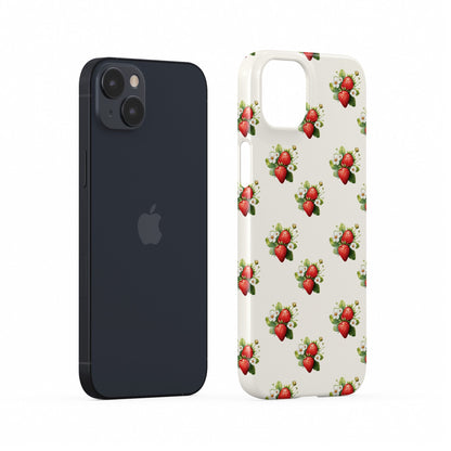 Case and Charm Strawberry protective phone case