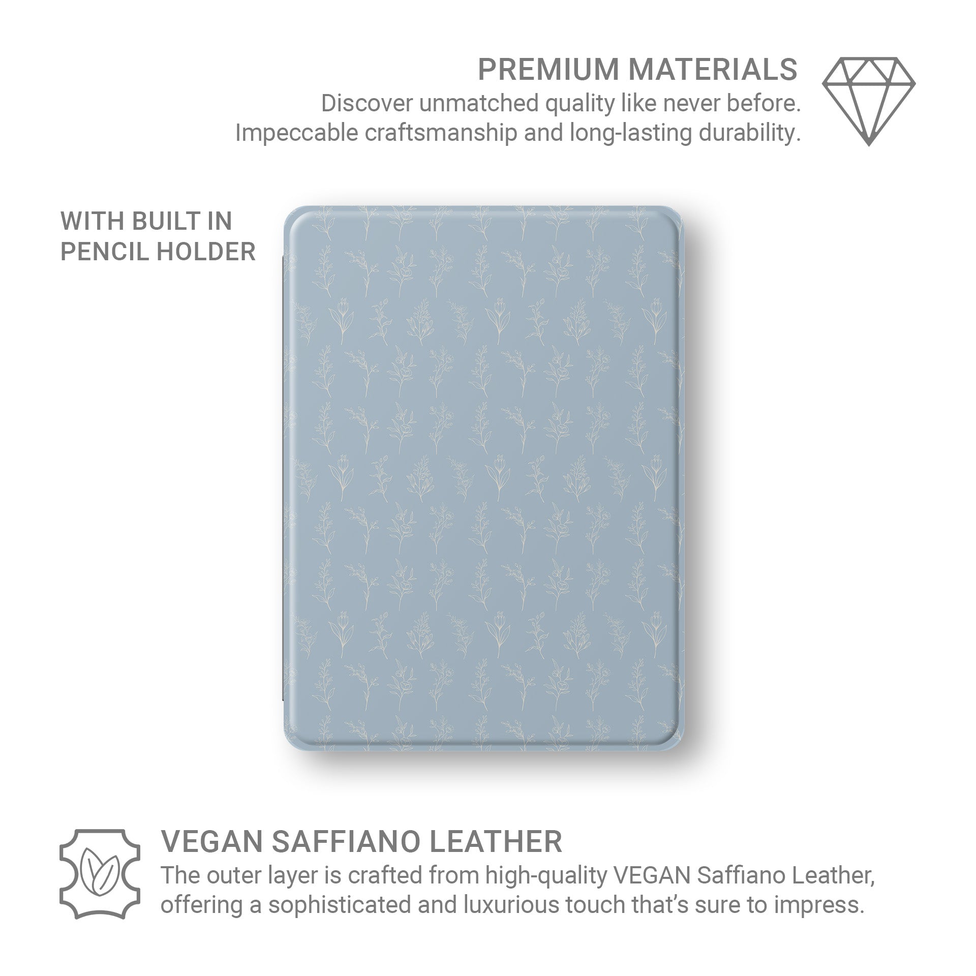 Tranquil Blooms | Apple iPad Case - Tech Accessories