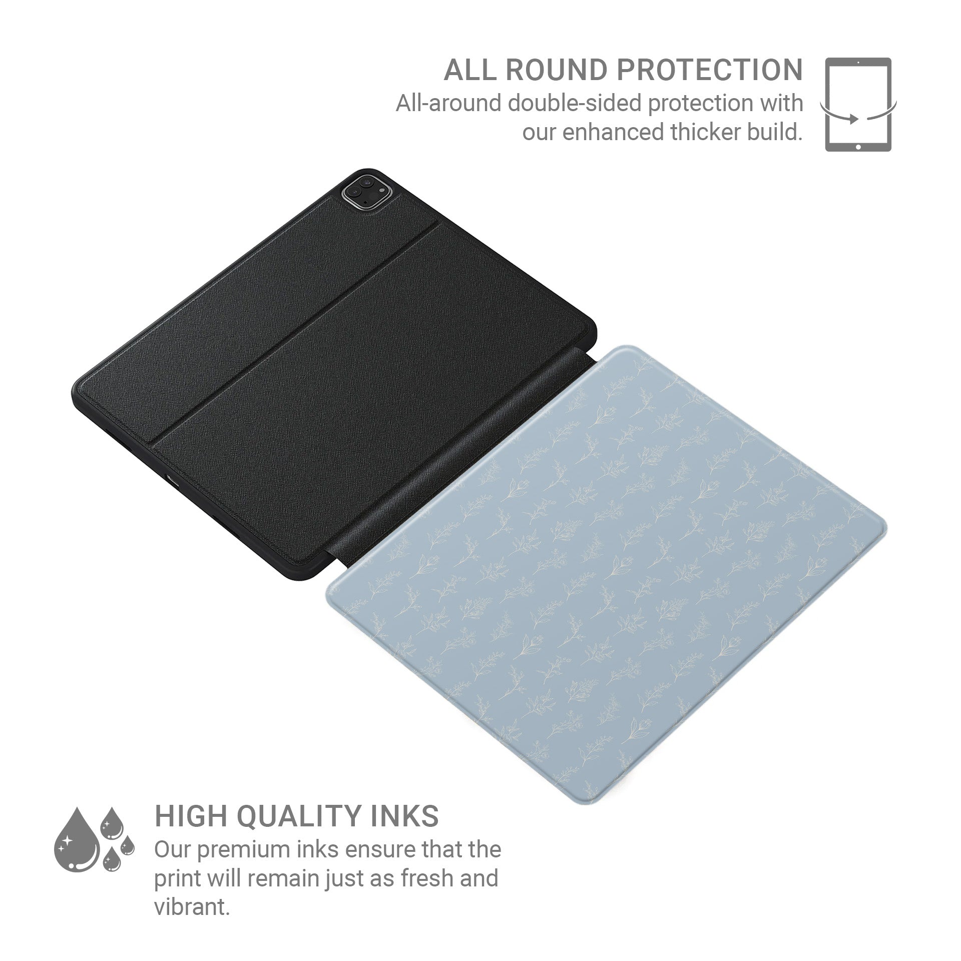 Tranquil Blooms | Protective Apple iPad Case - Tech Accessories