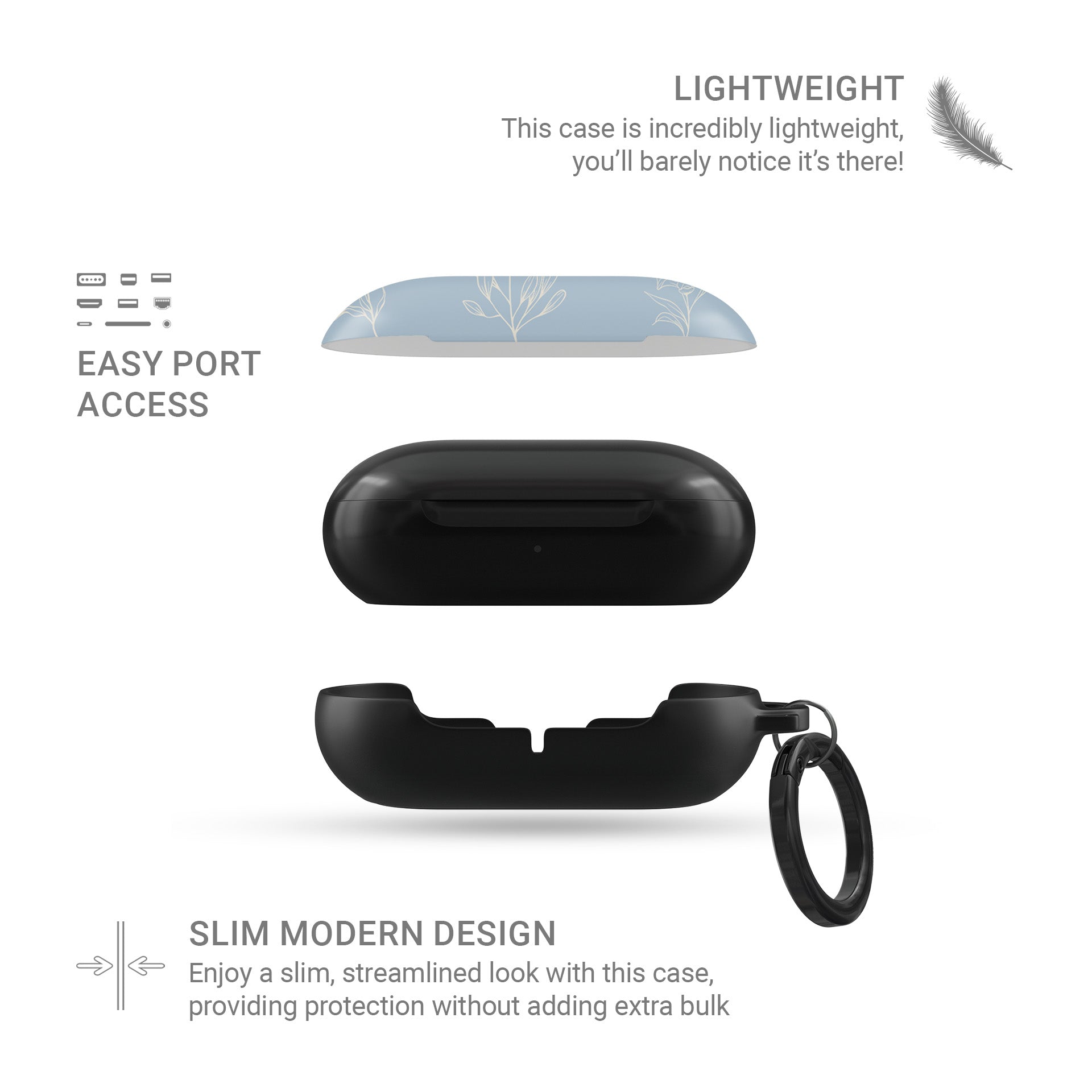 Tranquil Blooms | Samsung Buds Tough Case - Tech Accessories