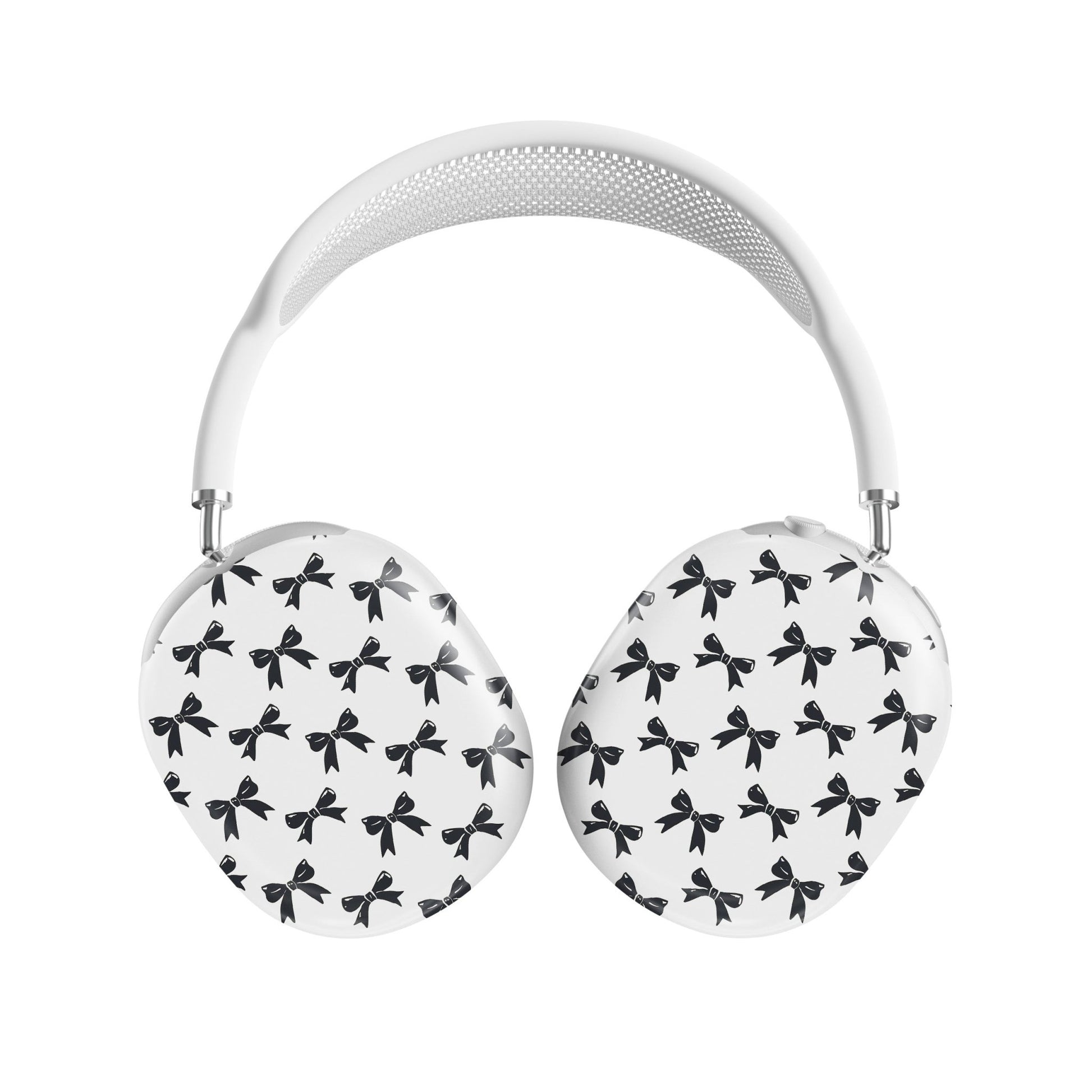 Durable scratch-resistant AirPods Max cover in Twilight Ribbon Bow design
