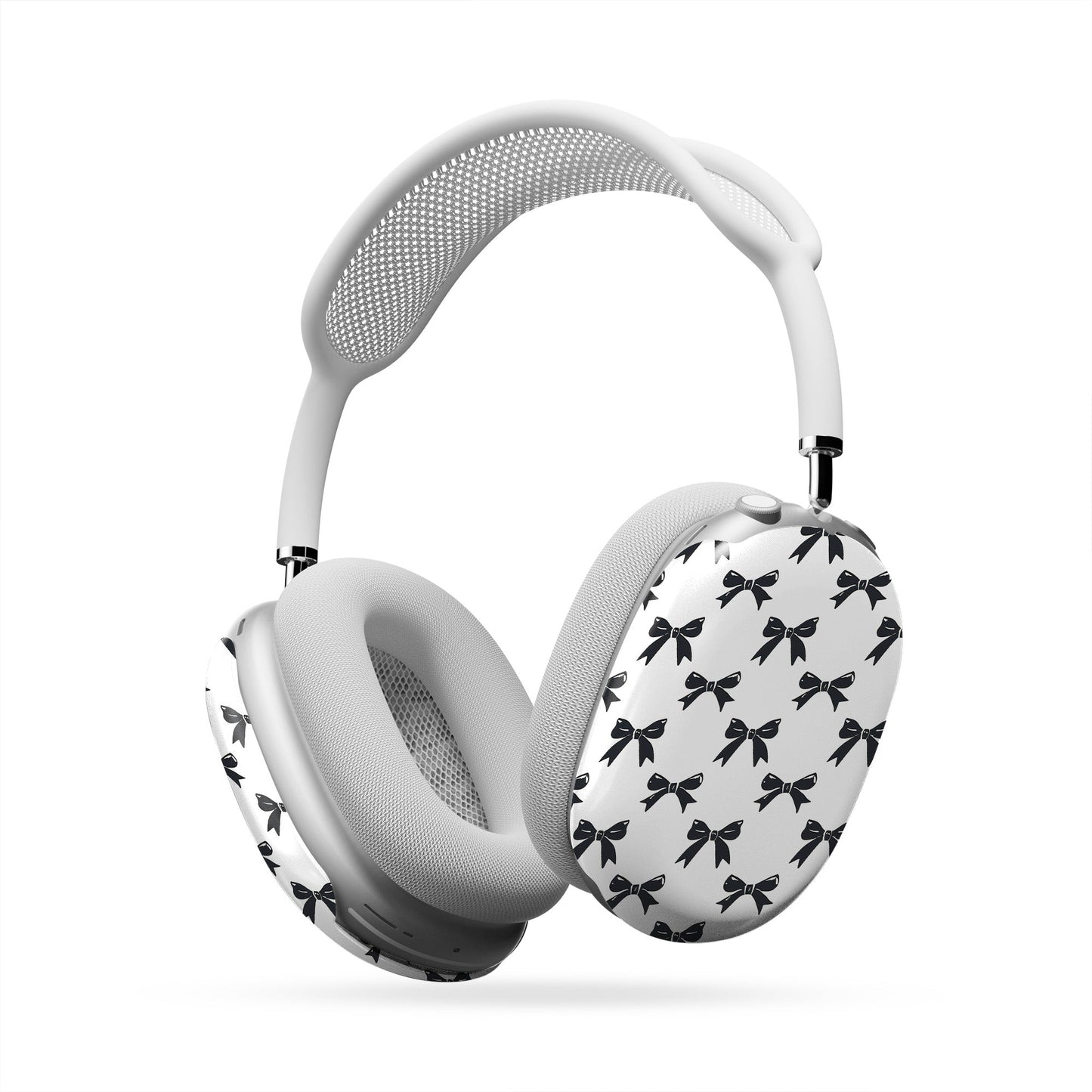 Durable scratch-resistant AirPods Max cover in Twilight Ribbon Bow design