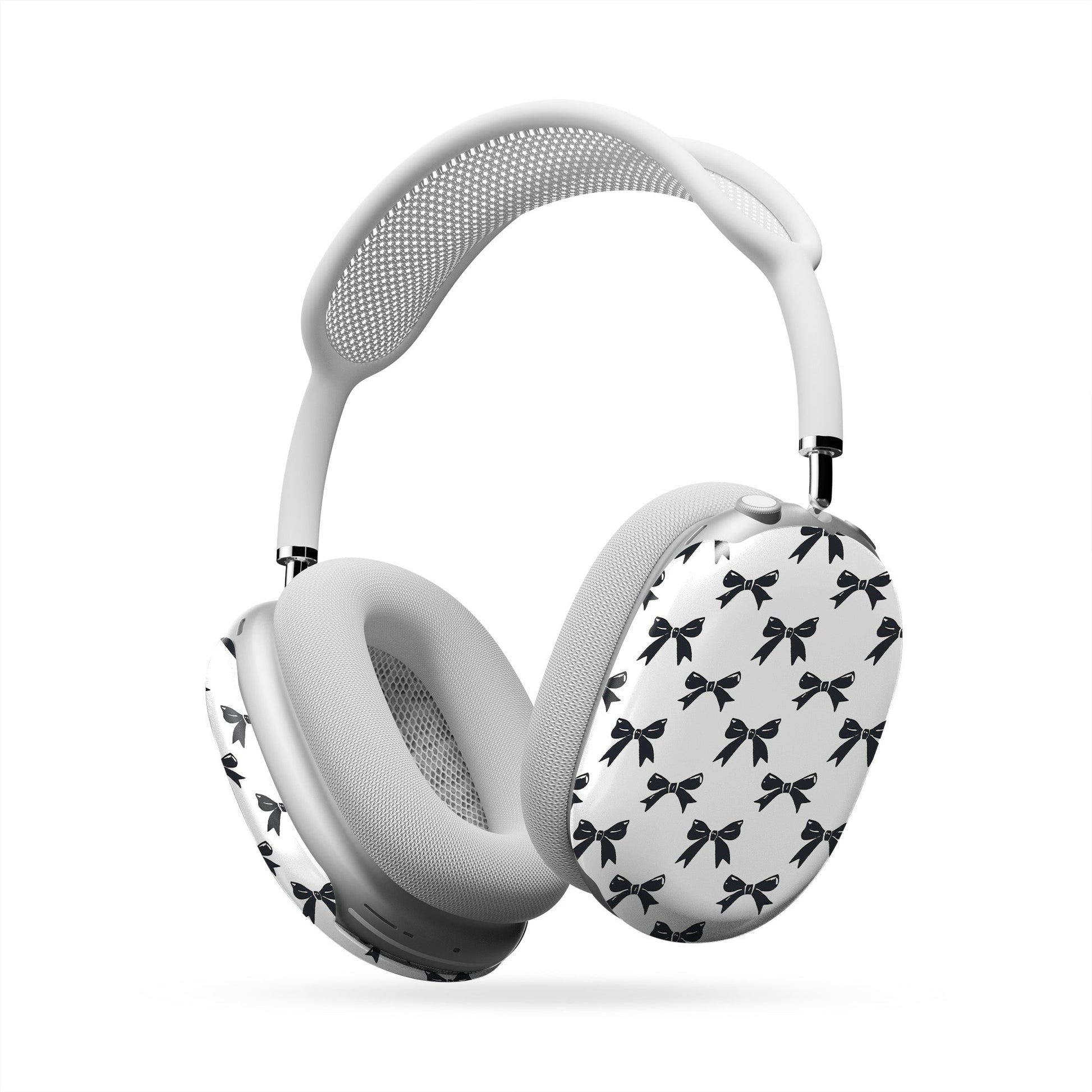 Durable scratch-resistant AirPods Max cover in Twilight Ribbon Bow design