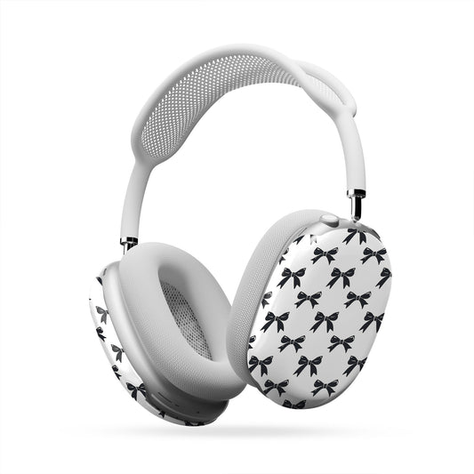 Durable scratch-resistant AirPods Max cover in Twilight Ribbon Bow design