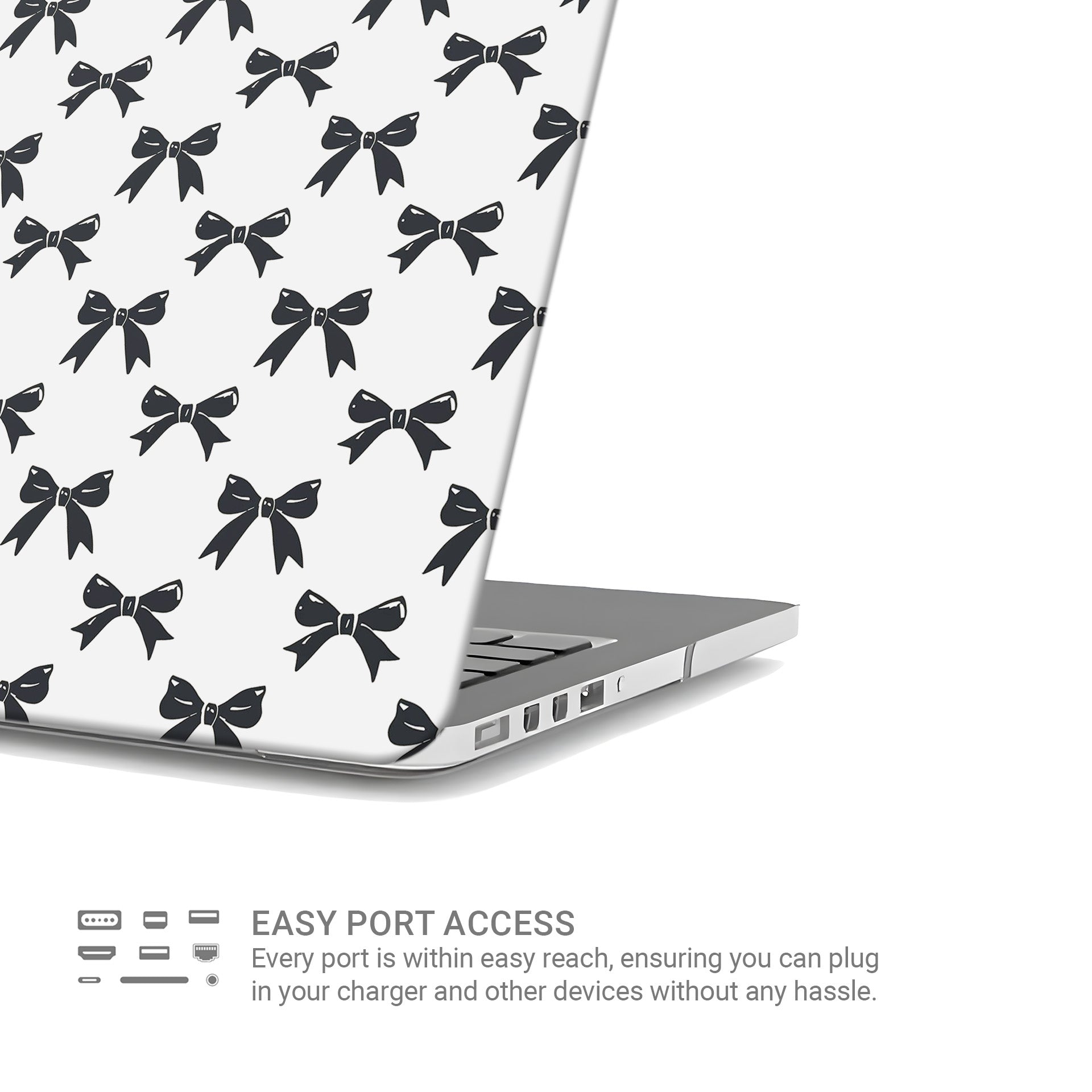 Cute kawaii-style MacBook case in glossy scratch-resistant finish
