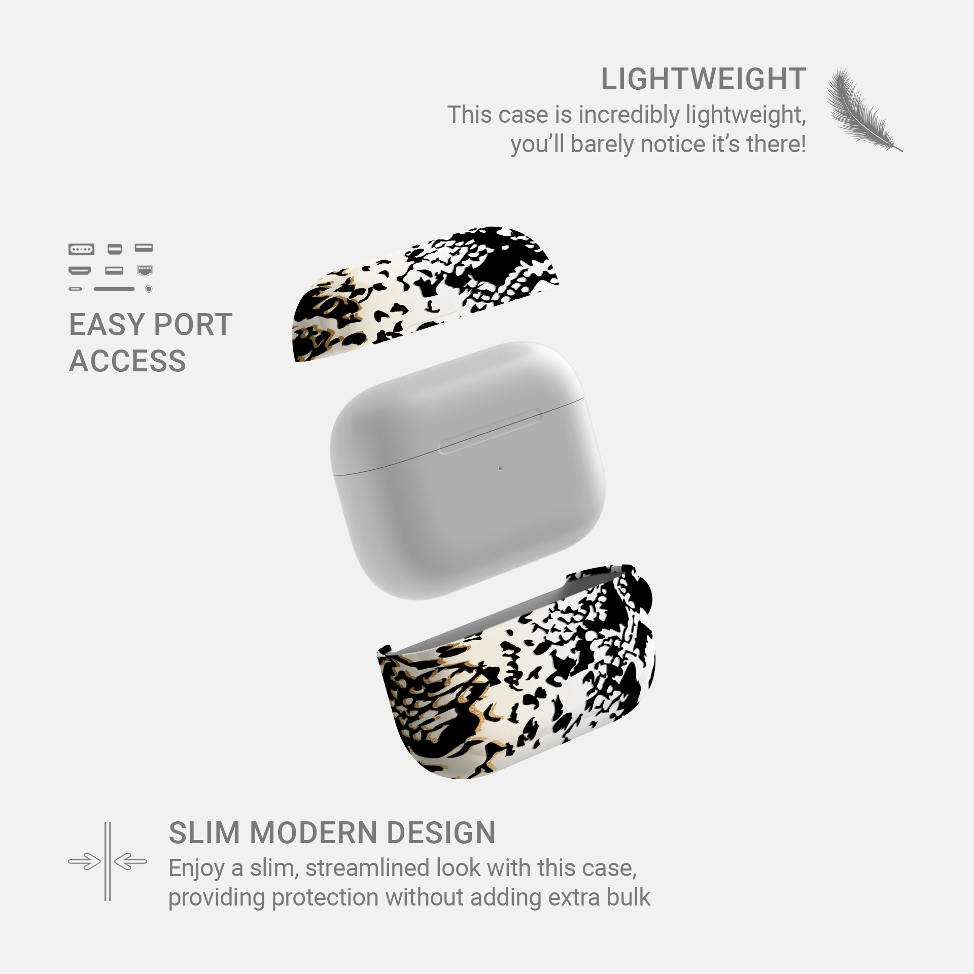 Venom Luxe | Apple AirPods Tough Case - Case & Charm