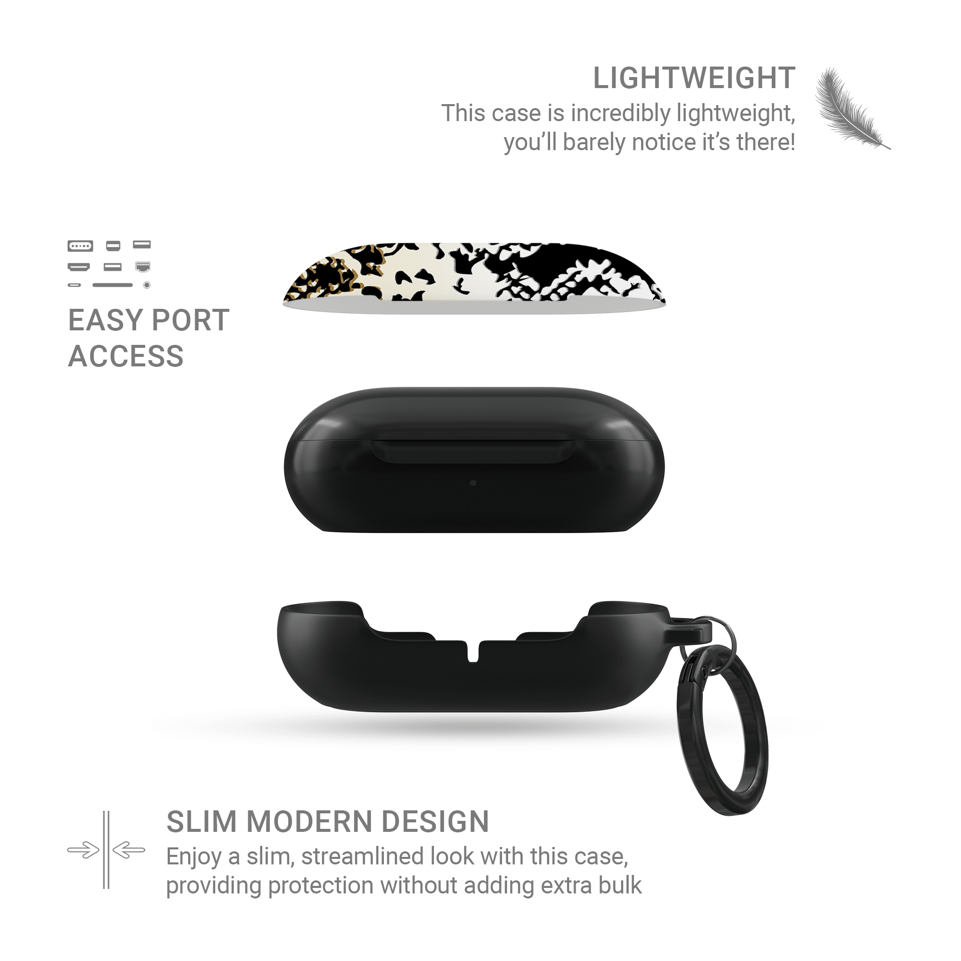 Venom Luxe | Samsung Buds Tough Case - Case & Charm