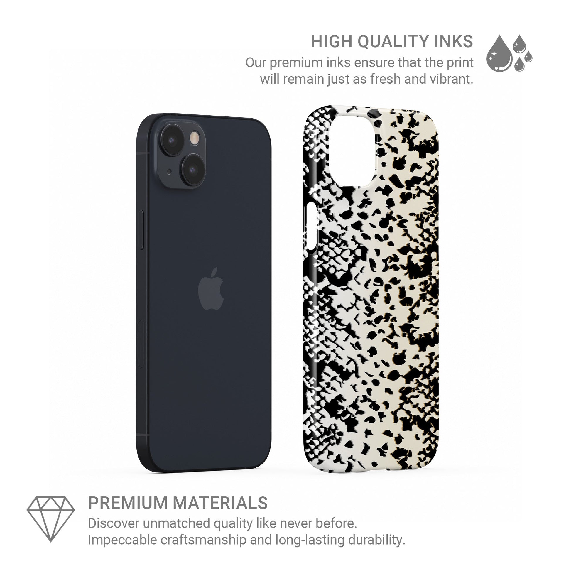 Snake print protective phone case