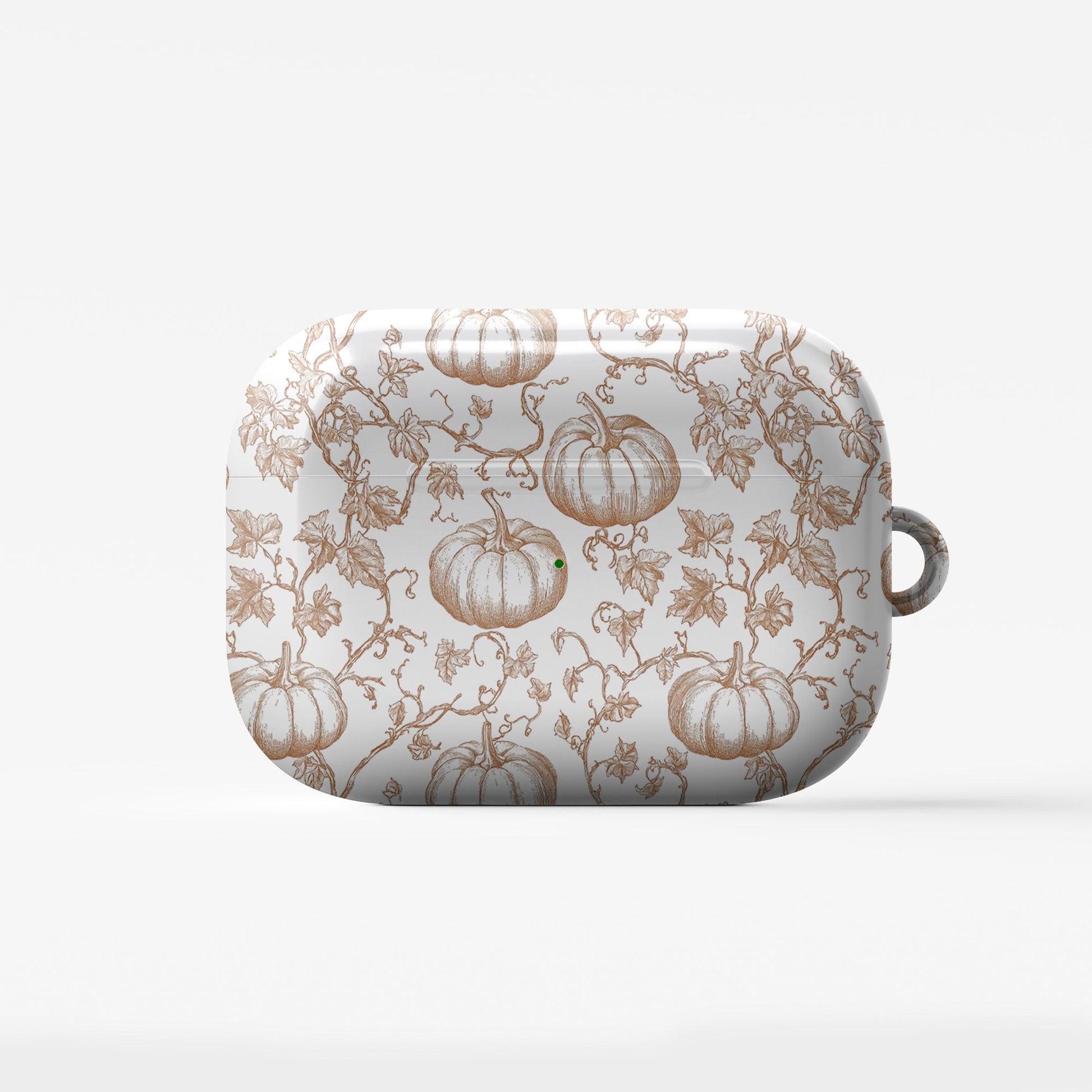 Protective autumn AirPods Pro case with vintage pumpkin
