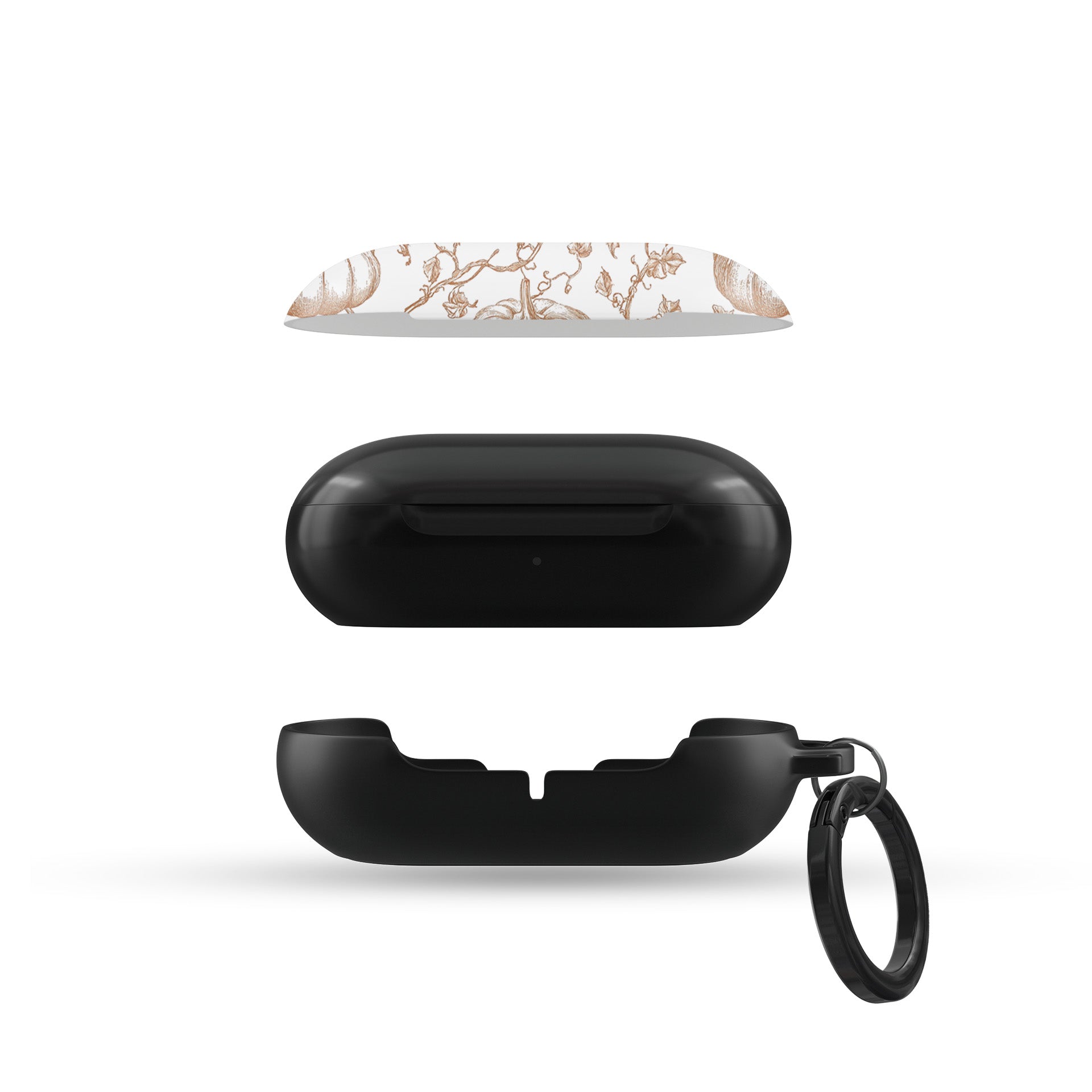 Vine & Dandy Samsung Buds tough case with rustic pumpkin vine design