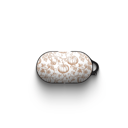 Vine & Dandy Samsung Buds tough case with rustic pumpkin vine design