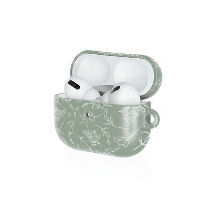 Whispering Greens | Apple AirPods Tough Case - Tech Accessories