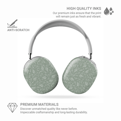 Whispering Greens | Protective Apple AirPods Max Tough Case - Tech Accessories