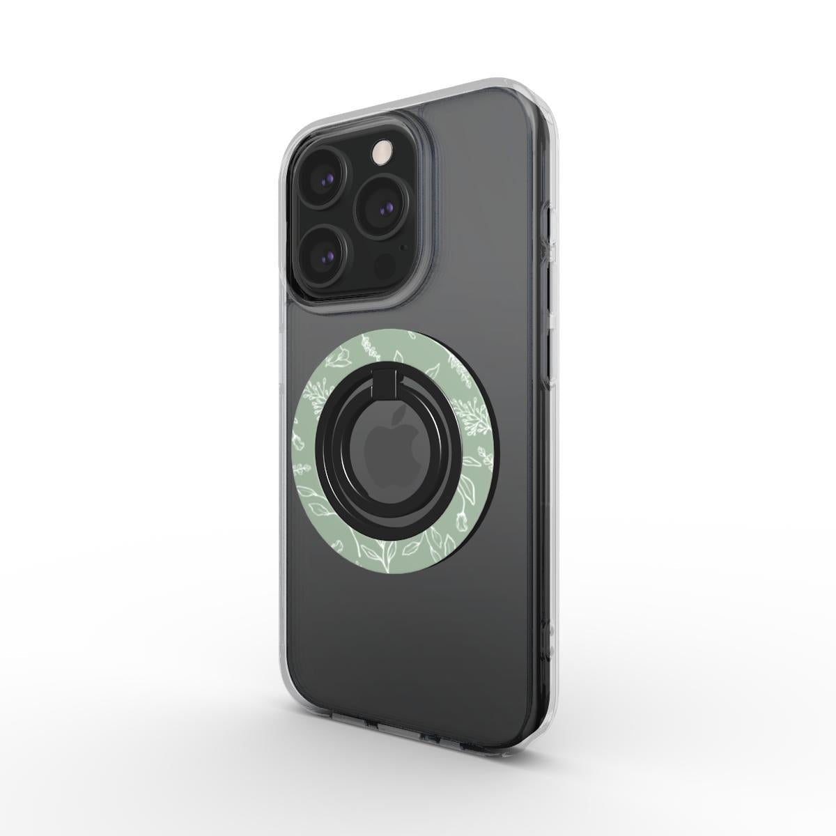 Whispering Greens | Magnetic Ring Holder - Tech Accessories