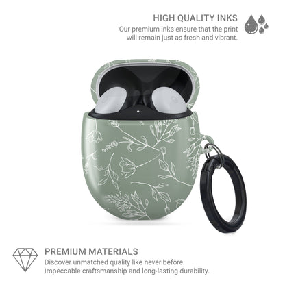 Whispering Greens | Google Pixel Buds Tough Case - Tech Accessories
