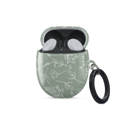 Whispering Greens | Google Pixel Buds Tough Case - Tech Accessories
