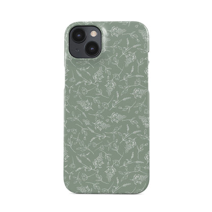 Green protective phone case
