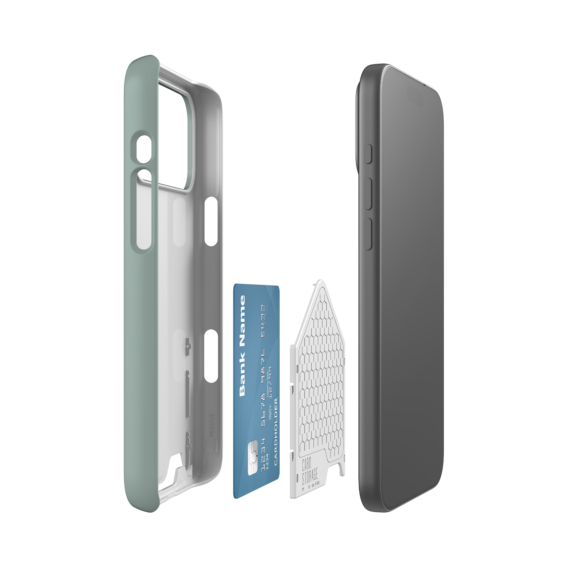 Card case layers