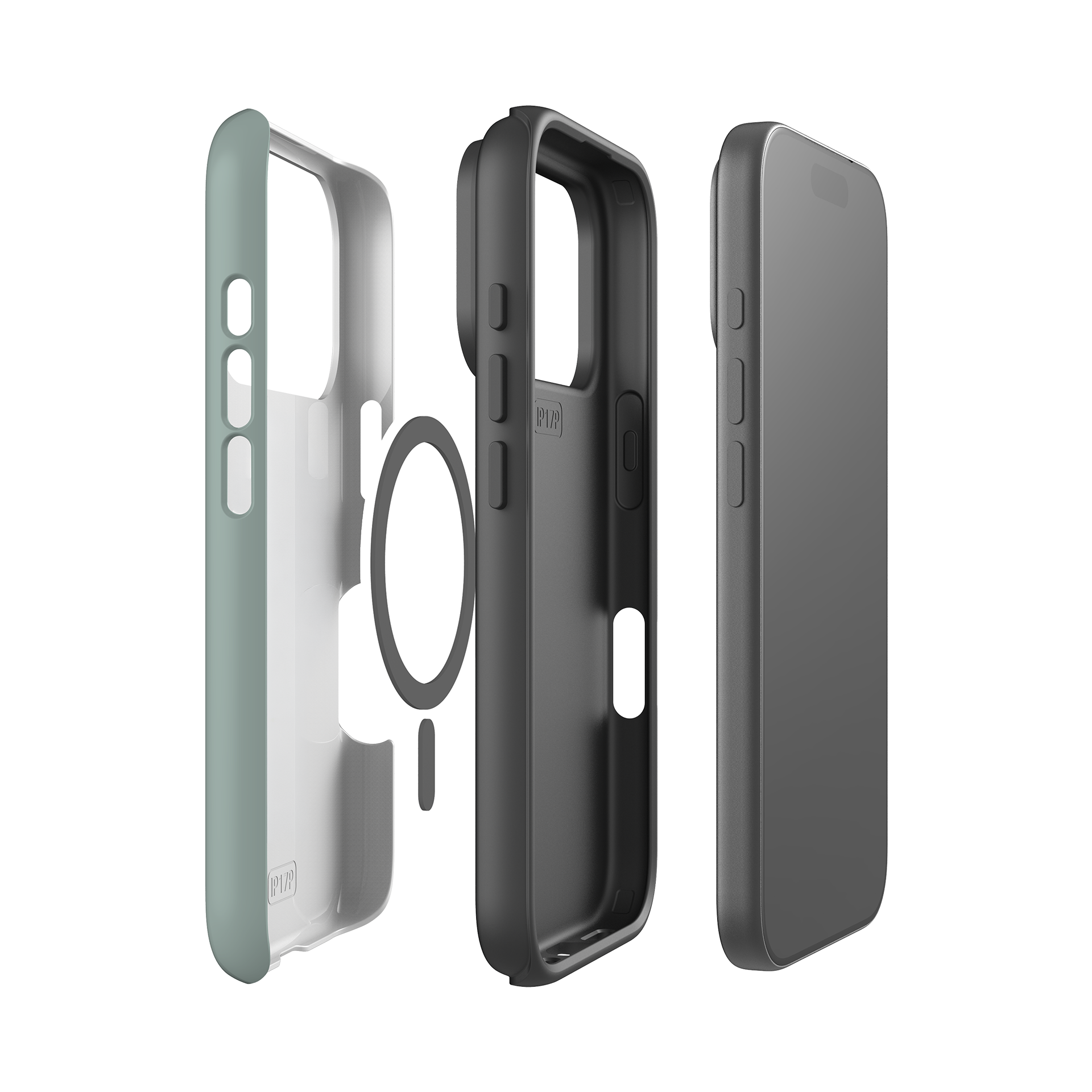 MagSafe Tough case layers